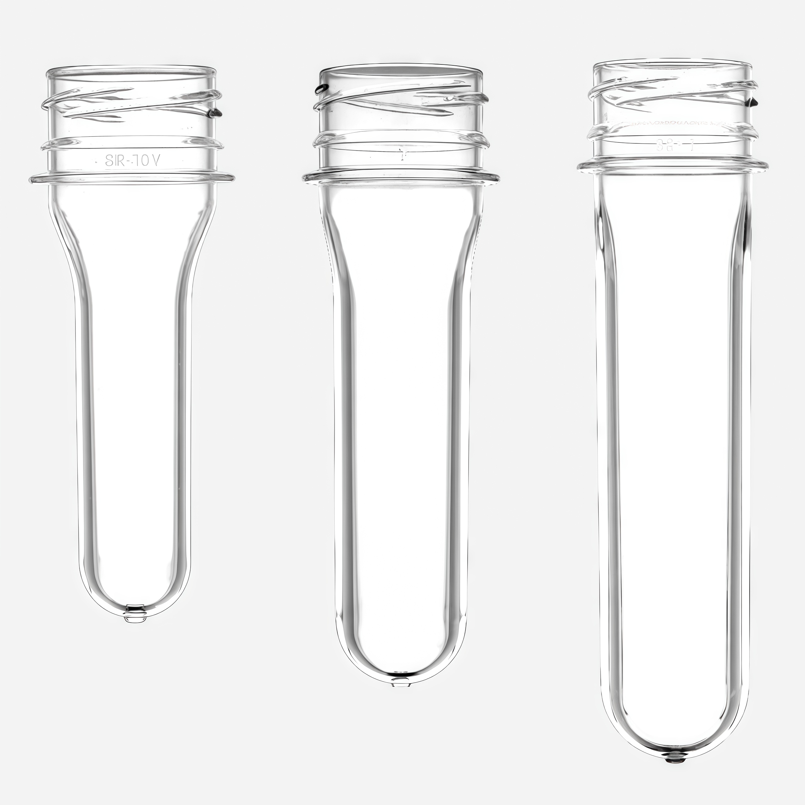  30/25 neck (30mm) PET preform for 250ml-2.5L mineral water plastic bottle