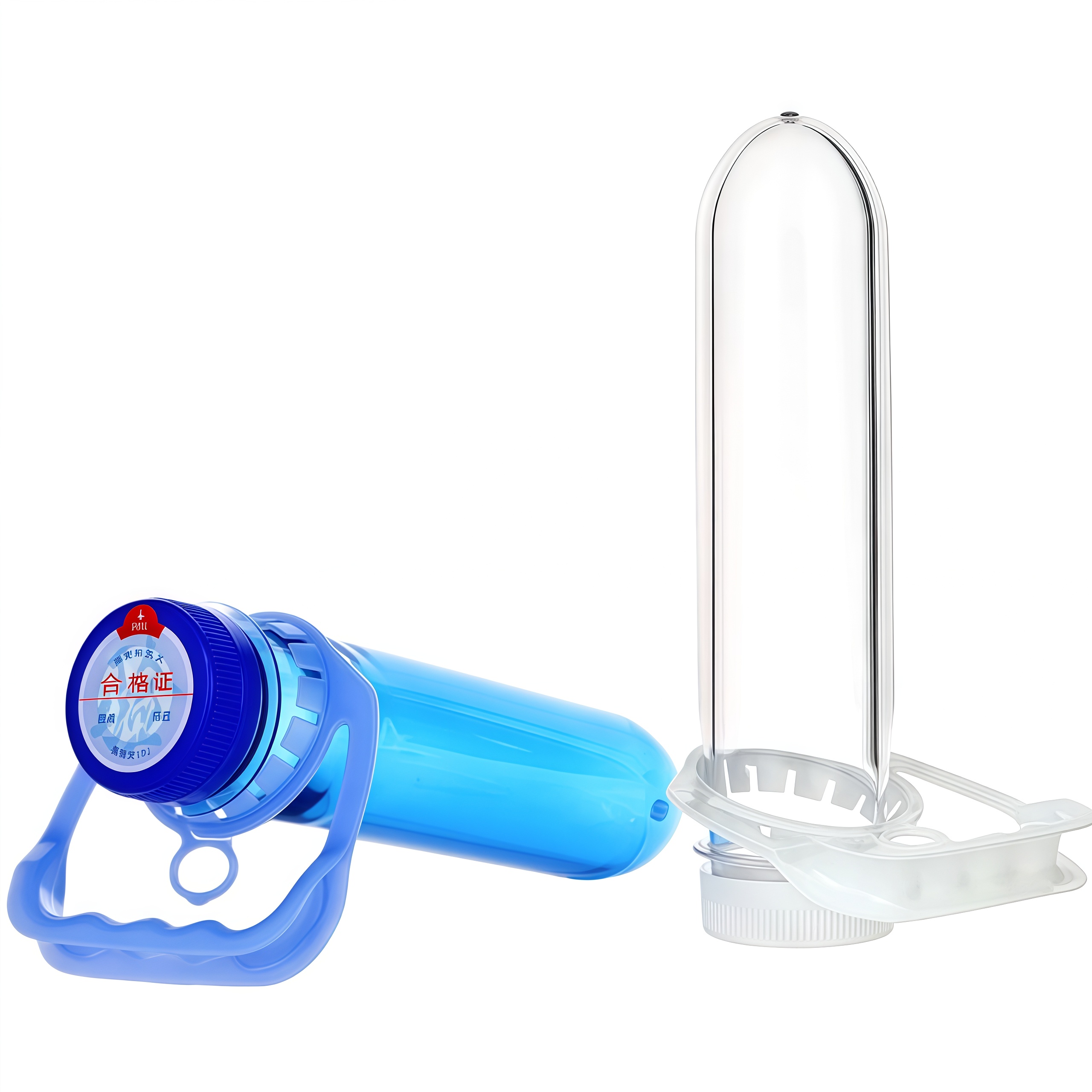 12L—20L  barreled mineral water dedicated 55mm neck cap & comfort handle